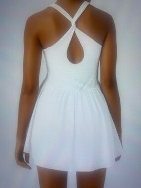 XSMALL. HALARA BREEZEFUL CORSET STAMPED 2 IN 1 ACTIVE DRESS